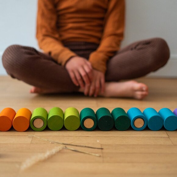 NWT Grapat Wooden Toys LA Set - Non-Basic Colours - Picture 5 of 5